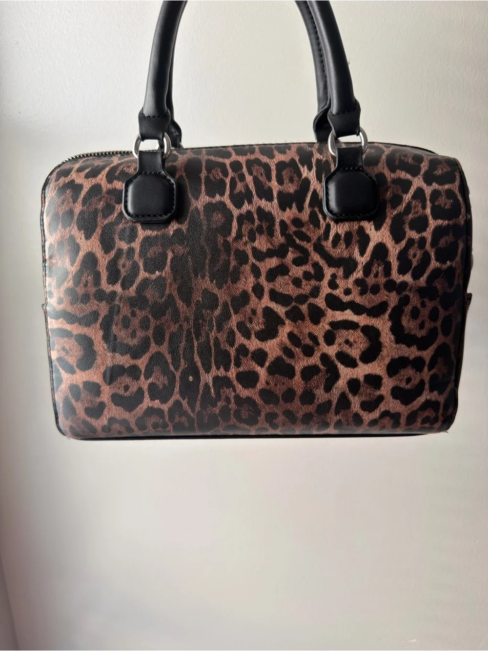 Steven Madden leopard print satchel bag